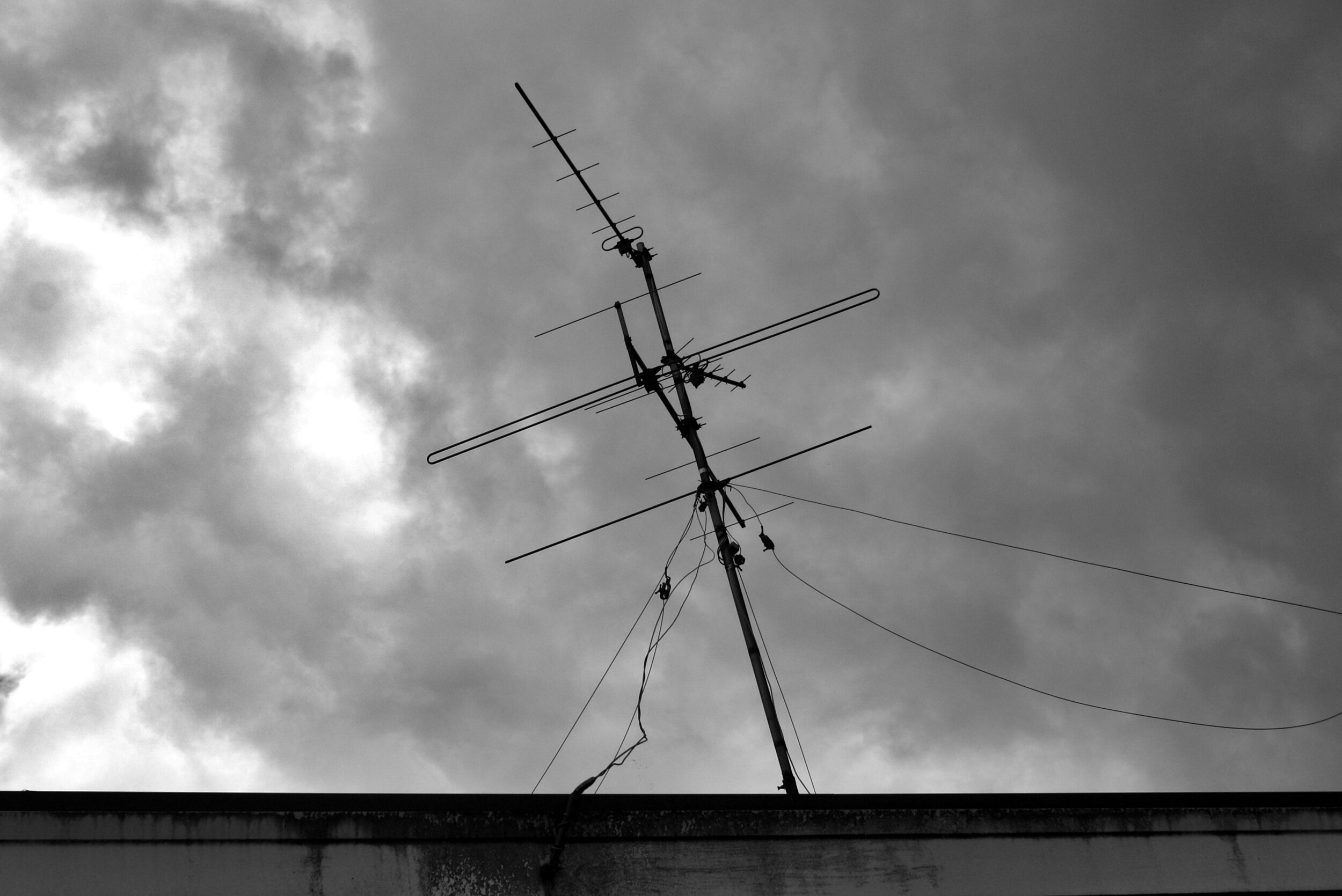 televisie met antenne