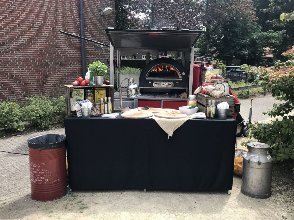 mobiele pizzabakker