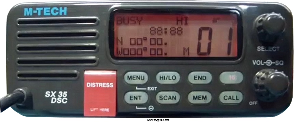 m tech sx35 dsc vhf radio